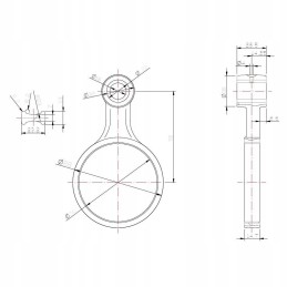 Compressor connecting rod 46509010 950937 c 360 46409010