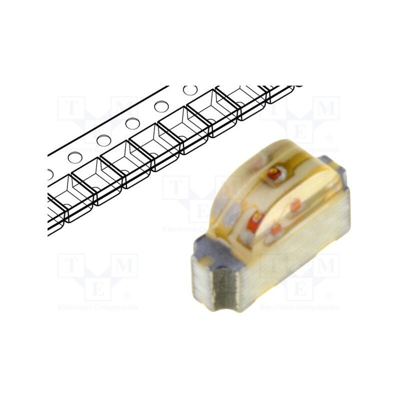 5 pcs x KINGBRIGHT ELECTRONIC - KPBA-3010SYKCGKC - LED, SMD, 1104, yellow/green, 3x2x1mm, 140°, 2÷2.5/2.1÷2.5V, 20mA