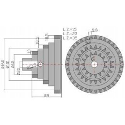 Gear wheel Christmas tree seeder Poznań 302303018