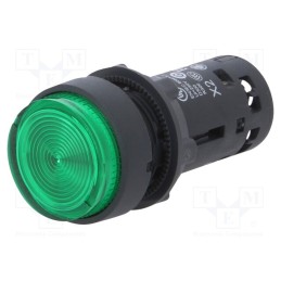 1 pcs x SCHNEIDER ELECTRIC - XB7NW3361 - Switch: push-button, 22mm, Stabl.pos: 1, NO, green, filament lamp