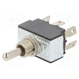 1 pcs x SWITCH COMPONENTS - TB1-2F-DC-1 - Switch: toggle, Pos: 3, DPDT, ON-OFF-ON, 21A/14VDC, 50mΩ, 17N, TB/TB1