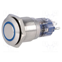 1 pcs x ONPOW - LAS2-GQF-11ZE/B12V/S-P - Switch: vandal resistant, Pos: 2, SPDT, 0.5A/220VAC, 1A/24VDC, IP65