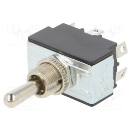 1 pcs x SWITCH COMPONENTS - TB1-2F-DC-5 - Switch: toggle, Pos: 3, DPDT, ON-OFF-ON, 21A/14VDC, 50mΩ, 17N, TB/TB1