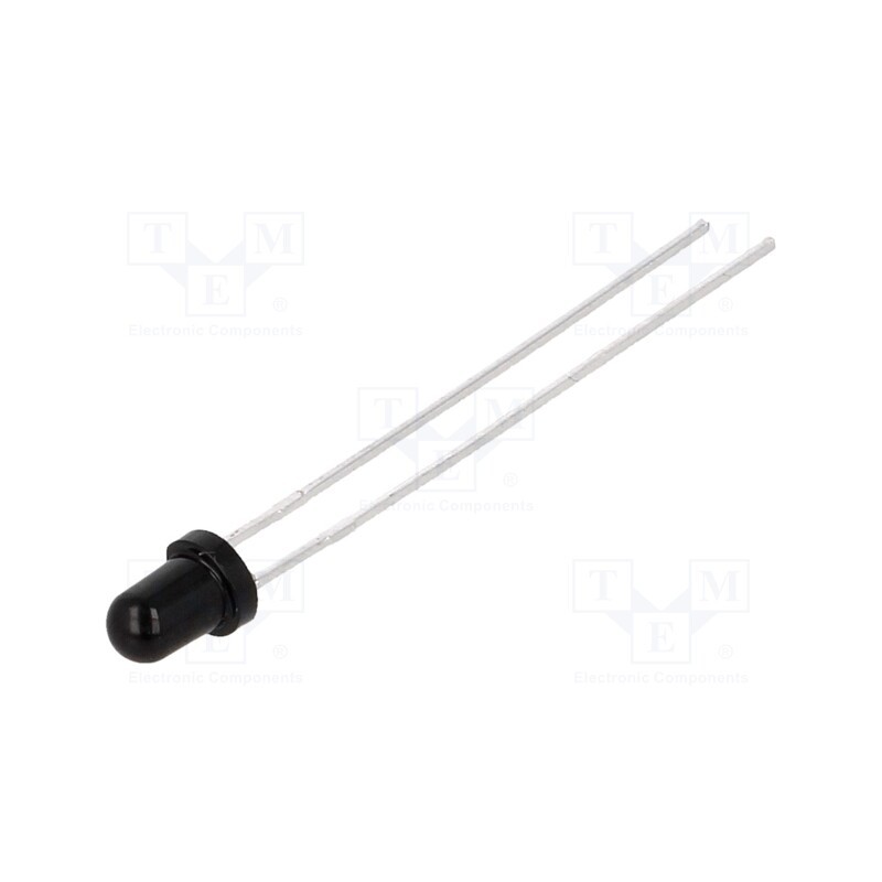 2 pcs x LITEON - LTR-4206E - Phototransistor, 3mm, λp max: 940nm, 30V, 20°, Lens: black