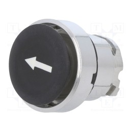 1 pcs x SCHNEIDER ELECTRIC - ZB4BA335 - Switch: push-button, 22mm, Stabl.pos: 1, black, none, IP66, flat