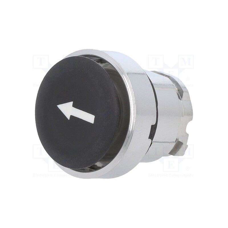 1 pcs x SCHNEIDER ELECTRIC - ZB4BA335 - Switch: push-button, 22mm, Stabl.pos: 1, black, none, IP66, flat