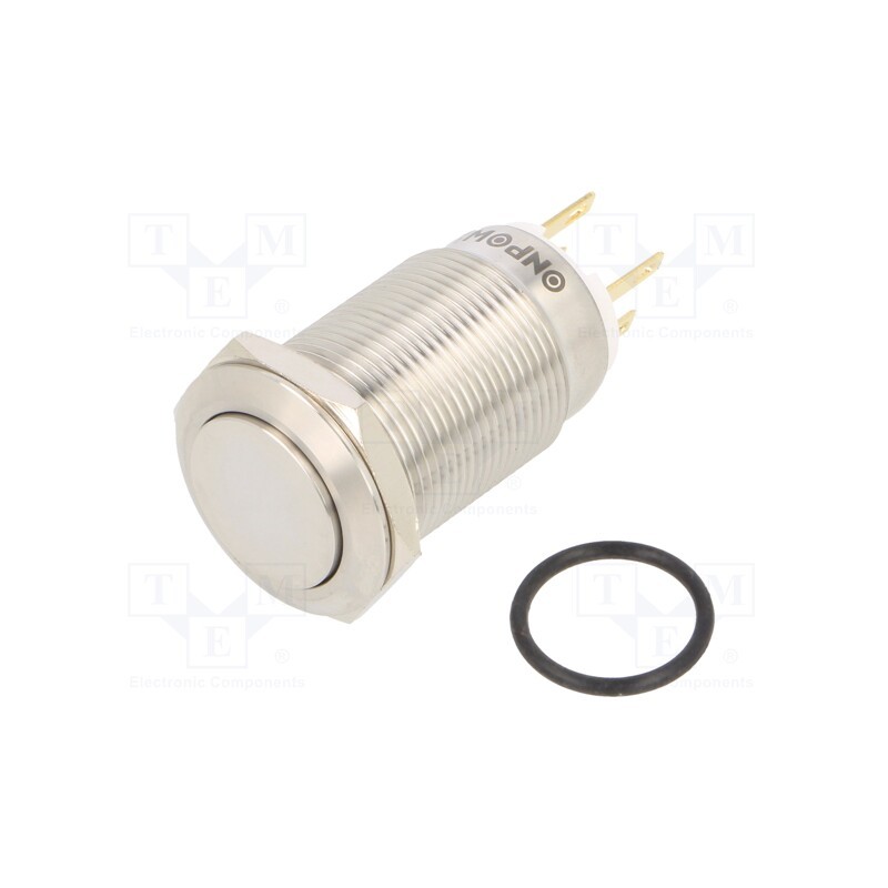 1 pcs x ONPOW - LAS1GQH-11Z/S - Switch: vandal resistant, Pos: 2, SPDT, 3A/220VAC, 5A/24VDC, IP65