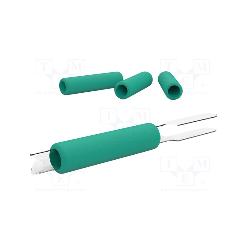 1 pcg x JBC TOOLS - 18658 - Grip, for soldering iron, 4pcs, JBC-T210-A, green