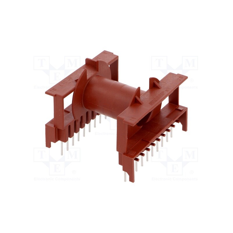 1 pcs x WEISSER - WE-3701H - Coil former: with pins, plastic, THT, H: 40.3mm, X1: 45.72mm, UL94HB