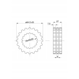 Gearbox sleeve c 385 80121017
