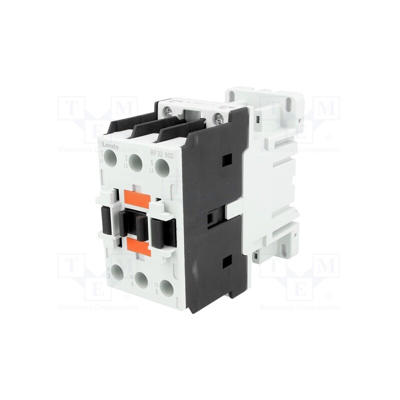 1 pcs x LOVATO ELECTRIC - BF3200D024 - Contactor: 3-pole, NO x3, 24VDC, 32A, for DIN rail mounting, BF