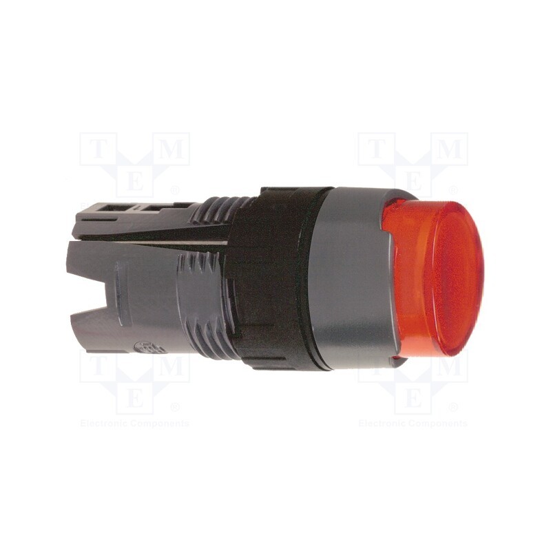 1 pcs x SCHNEIDER ELECTRIC - ZB6AE4 - Switch: push-button, 16mm, Stabl.pos: 1, red, ZB6Z, Pos: 2, -40÷70°C