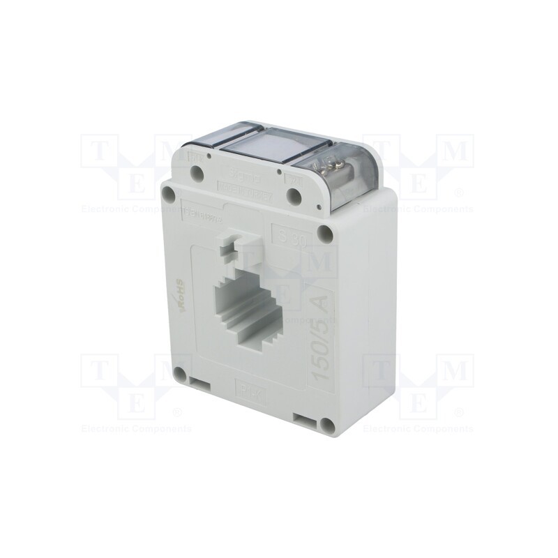 1 pcs x SIGMA ELEKTRIK - SGM-3015055500000 - Current transformer, S30, I AC: 150A, 5VA, IP20, Isec.wind.1: 5A
