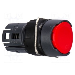 1 pcs x SCHNEIDER ELECTRIC - ZB6AA4 - Switch: push-button, 16mm, Stabl.pos: 1, red, none, Pos: 2, -40÷70°C