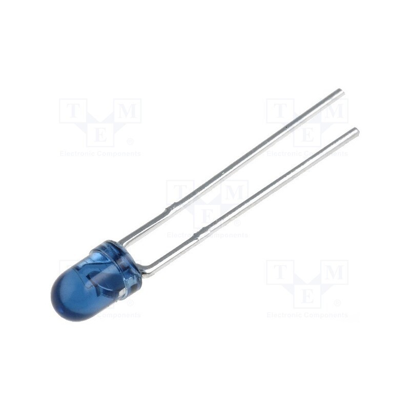 5 pcs x KINGBRIGHT ELECTRONIC - L-93DP3BT - Phototransistor, 3mm, 30V, Lens: blue,transparent