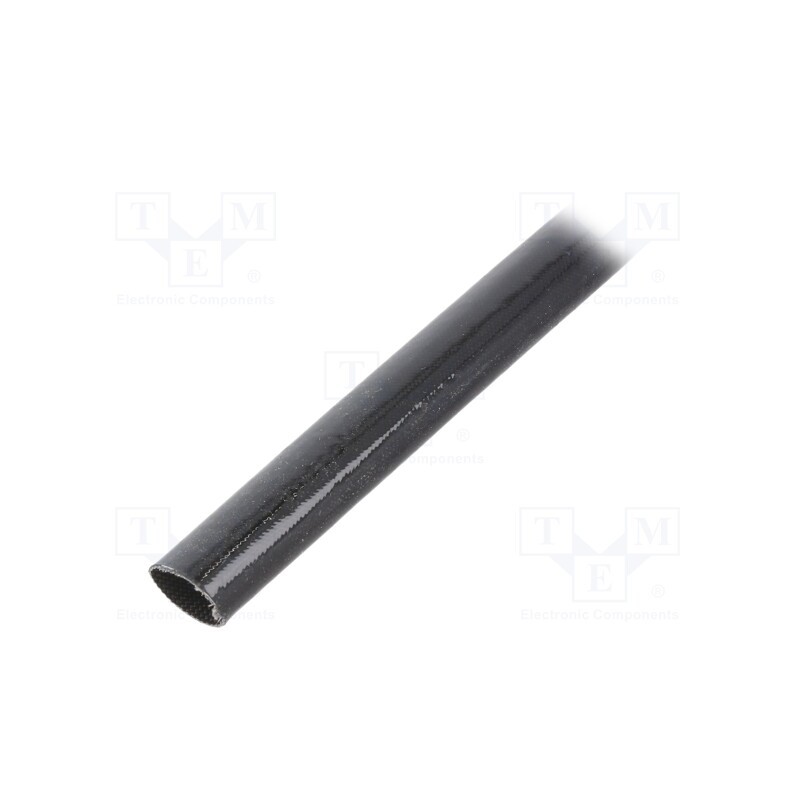 50 m x SYNFLEX - 3110012012 - Insulating tube, fiberglass, black, -20÷155°C, Øint: 12mm