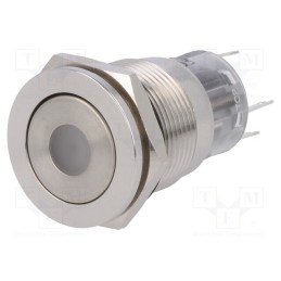 1 pcs x ONPOW - LAS1-AGQPF-11D/R/12V/S - Switch: vandal resistant, Pos: 2, SPDT, 0.5A/220VAC, 1A/24VDC, IP67