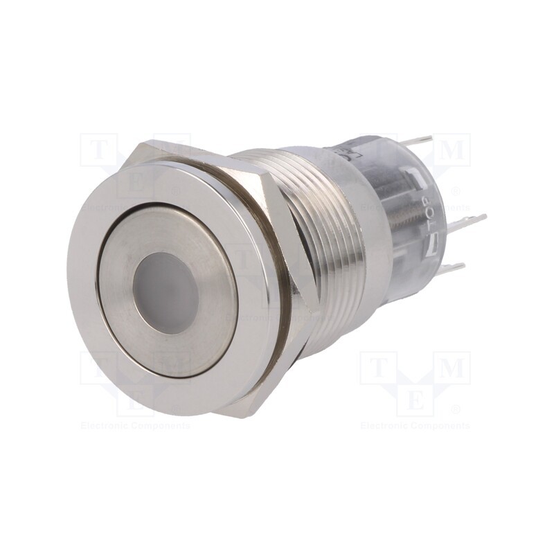 1 pcs x ONPOW - LAS1-AGQPF-11D/R/12V/S - Switch: vandal resistant, Pos: 2, SPDT, 0.5A/220VAC, 1A/24VDC, IP67