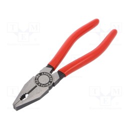 1 pcs x KNIPEX - 03 01 180 - Pliers, for gripping and cutting,universal, 180mm