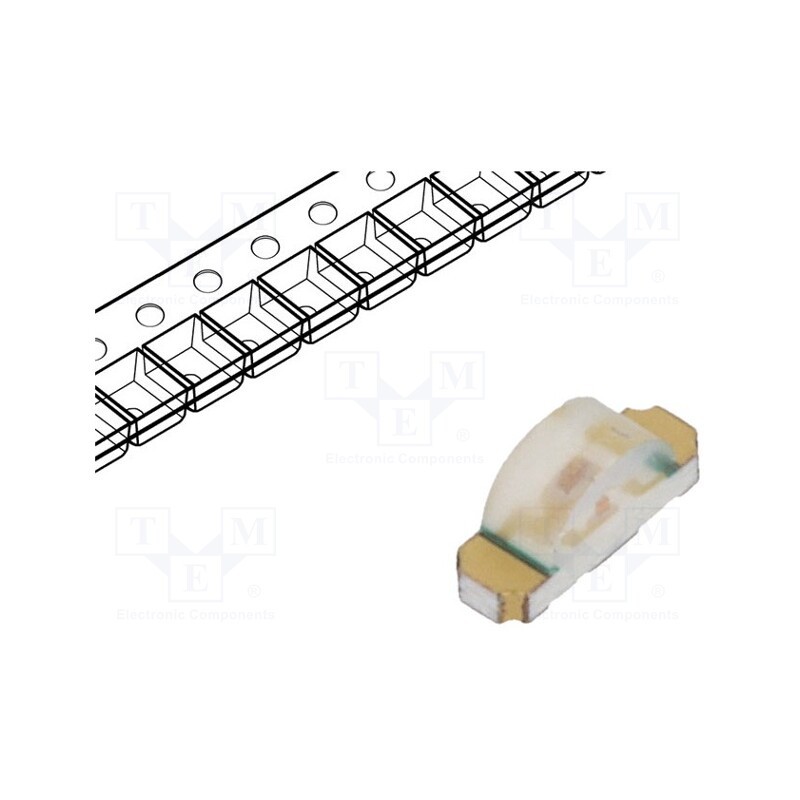 5 pcs x BROADCOM (AVAGO) - HSMY-C110 - LED, SMD, 1204, yellow, 2.8÷8mcd, 3.2x1.5x1mm, 130°, 2.1÷2.6V, 20mA