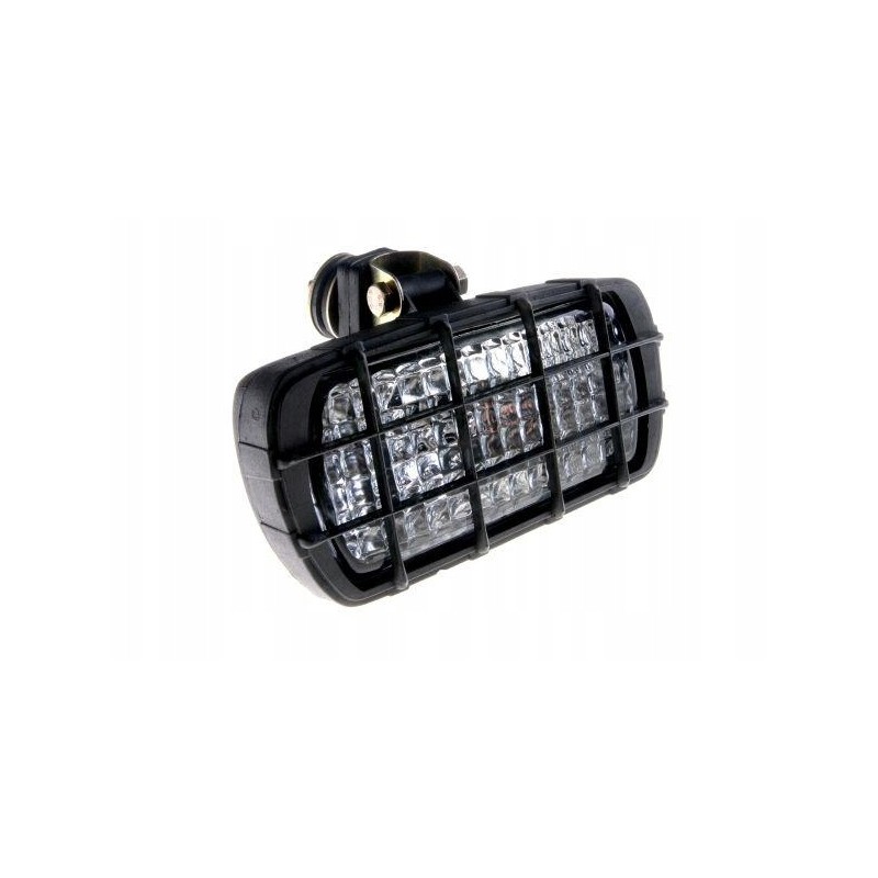 Rectangular work lamp with a switch