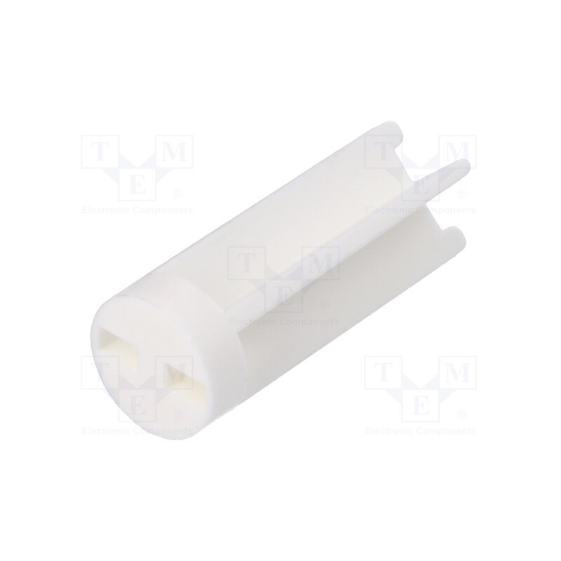 10 pcs x DREMEC - 8GE04V80592 - Spacer sleeve, LED, Øout: 6mm, ØLED: 5mm, L: 15.9mm, natural, UL94V-0