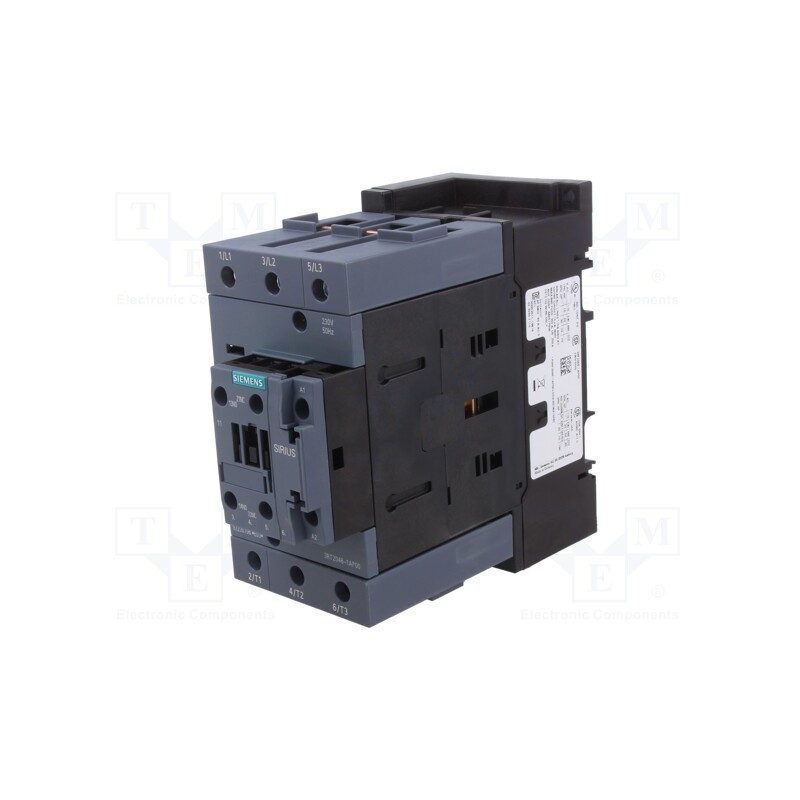 1 pcs x SIEMENS - 3RT2046-1AP00 - Contactor: 3-pole, NO x3, Auxiliary contacts: NO + NC, 230VAC, 96A