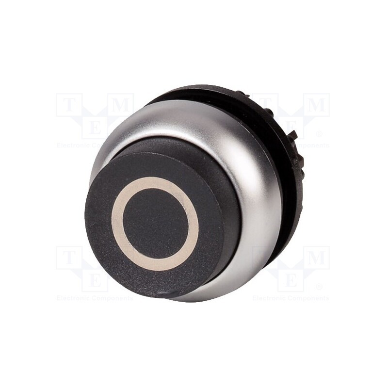 1 pcs x EATON ELECTRIC - M22-DH-S-X0 - Switch: push-button, 22mm, Stabl.pos: 1, black, none, IP67, Pos: 2