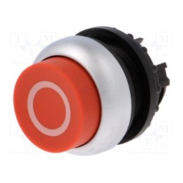 1 pcs x EATON ELECTRIC - M22-DH-R-X0 - Switch: push-button, 22mm, Stabl.pos: 1, red, none, IP67, prominent