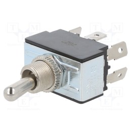 1 pcs x SWITCH COMPONENTS - TB1-2E-DC-1 - Switch: toggle, Pos: 2, DPDT, ON-(ON), 21A/14VDC, 50mΩ, 13N, TB/TB1