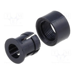 10 pcs x KINGBRIGHT ELECTRONIC - RTC-32 HÜLSE&RING - LED holder, 3mm, two-piece