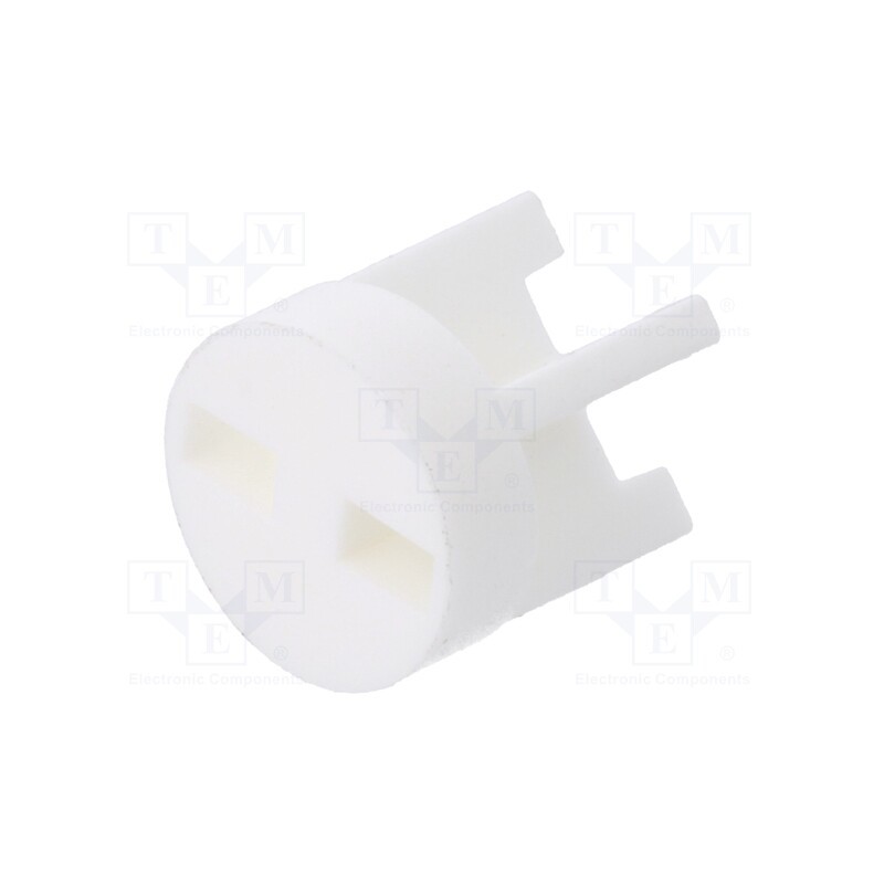 10 pcs x DREMEC - 8GE04V80589 - Spacer sleeve, LED, Øout: 6mm, ØLED: 5mm, L: 6.5mm, natural, UL94V-0