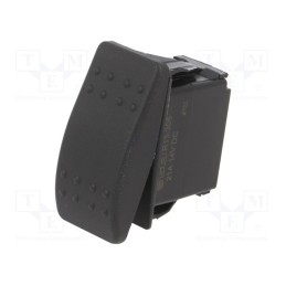 1 pcs x SWITCH COMPONENTS - SRD1-1B-AC-1-BNN - ROCKER, SPST, Pos: 2, OFF-(ON), 10A/250VAC, black, IP56, none, SRD