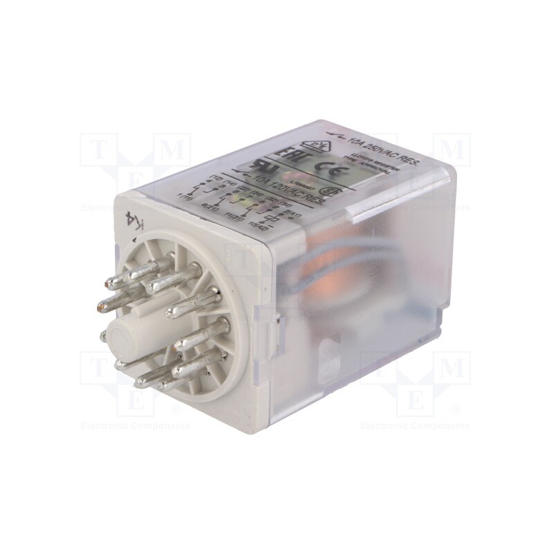 1 pcs x RELPOL - R15-2013-23-1110-WTLD - Relay: electromagnetic, 3PDT, Ucoil: 110VDC, Icontacts max: 20A