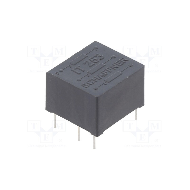1 pcs x SCHAFFNER - IT253 - Transformer: impulse, PCB, 17.6x16.7x11.3mm, Rpri.wind: 550mΩ