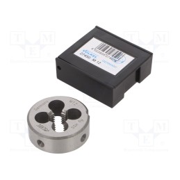 1 pcs x Vu00d6LKEL - 27450 - Threading die, high speed steel stal szybkotnąca HSS, M12, 1.75