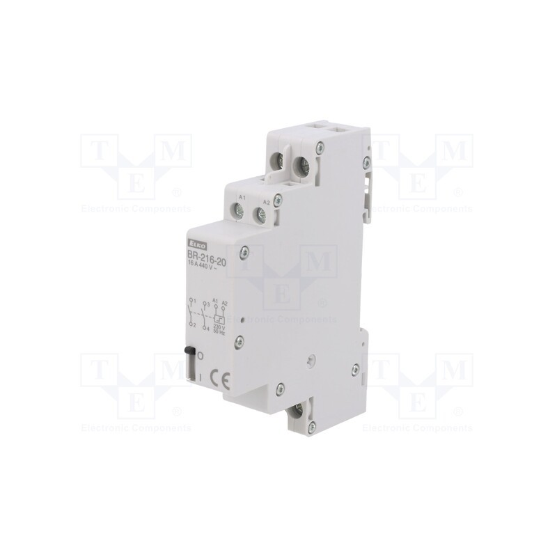 1 pcs x ELKO EP - BR-216-20/230V - Relay: installation, bistable,impulse, DPST-NO, 16A, -25÷55°C