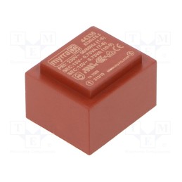 1 pcs x MYRRA - 44335 - Transformer: encapsulated, 1.5VA, 230VAC, 15V, 15V, 50mA, 50mA, PCB