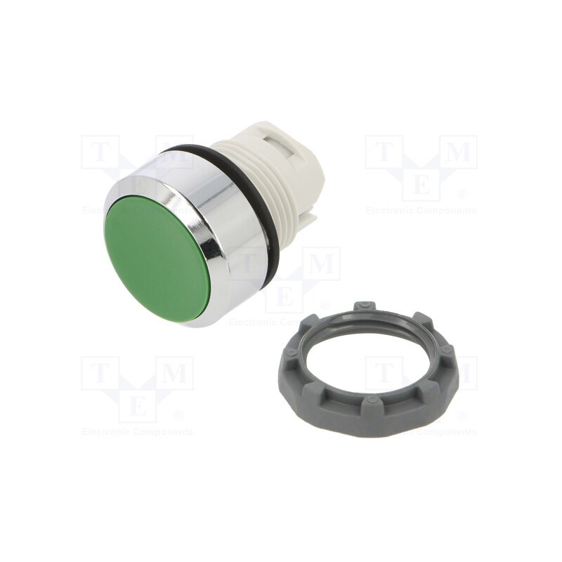 1 pcs x ABB - 1SFA611100R3002 - Switch: push-button, 22mm, green, none, IP66, flat, Pos: 2, Ø22.5mm