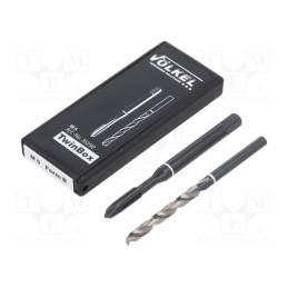 1 set x Vu00d6LKEL - 35292 - Tap, high speed steel cobalt HSS-E, M5, 0.8, ISO2/6H, 2pcs.