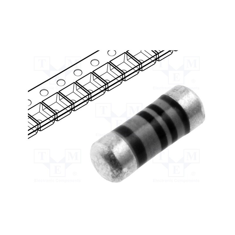100 pcs x VISHAY - SMM02040C2701FB300 - Resistor: thin film, SMD, 0204 MiniMELF, 2.7kΩ, 250mW, ±1%