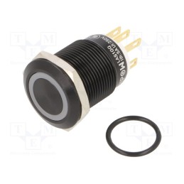 1 pcs x ONPOW - LAS1GQF-11E/Y/12V/A - Switch: vandal resistant, Pos: 2, SPDT, 3A/220VAC, 5A/24VDC, IP65