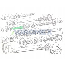 C330 gearbox main shaft