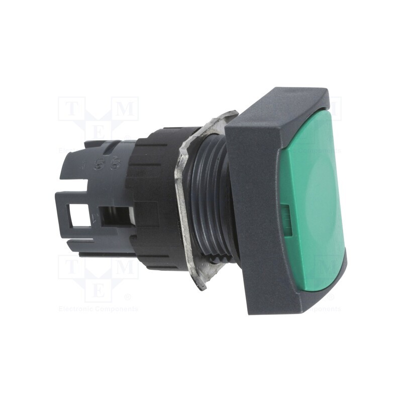 1 pcs x SCHNEIDER ELECTRIC - ZB6DA3 - Switch: push-button, 16mm, Stabl.pos: 1, green, none, Pos: 2