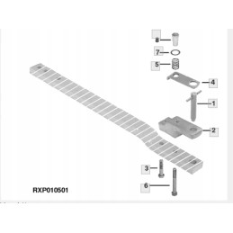 Bottom beam john deere 7710 7720 7730