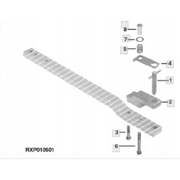 Bottom beam john deere 7710 7720 7730