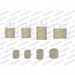 Set of starter bushings r 7 50458155 4 pcs exp