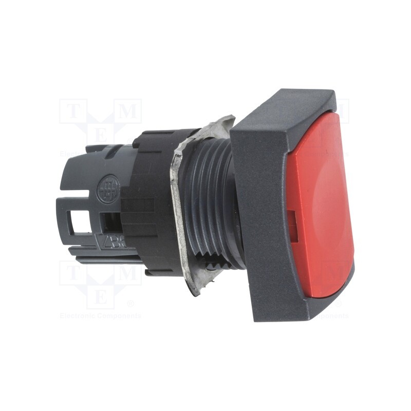 1 pcs x SCHNEIDER ELECTRIC - ZB6DA4 - Switch: push-button, 16mm, Stabl.pos: 1, red, none, Pos: 2, -40÷70°C