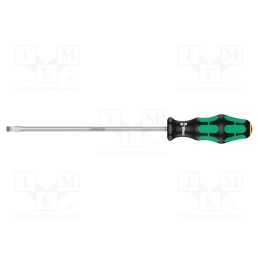 1 pcs x WERA - 5007621001 - Screwdriver, slot, 6,5x1,2mm, Kraftform-300, Blade length: 200mm