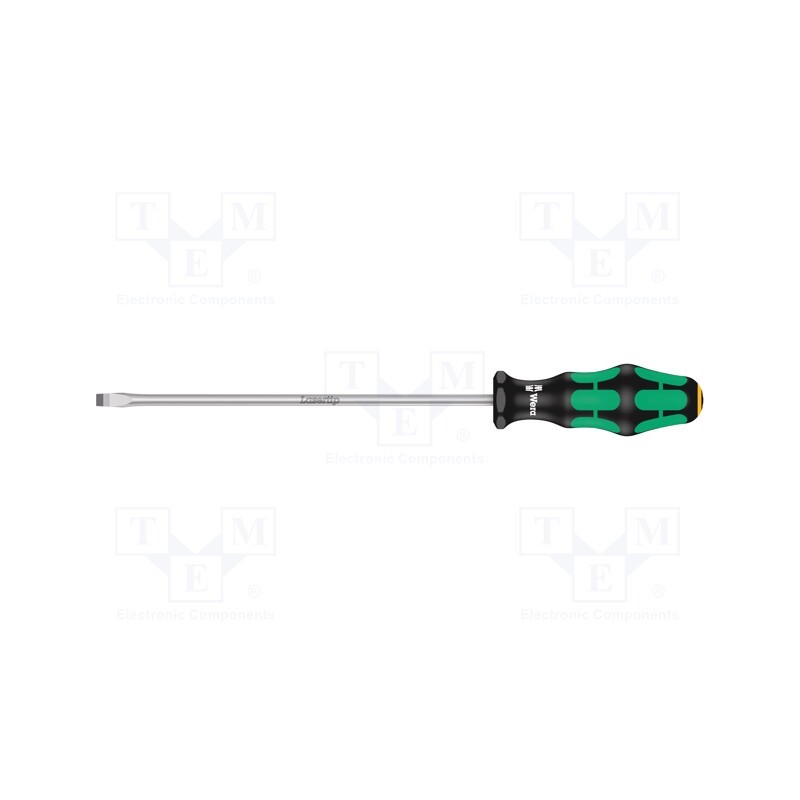 1 pcs x WERA - 5007621001 - Screwdriver, slot, 6,5x1,2mm, Kraftform-300, Blade length: 200mm